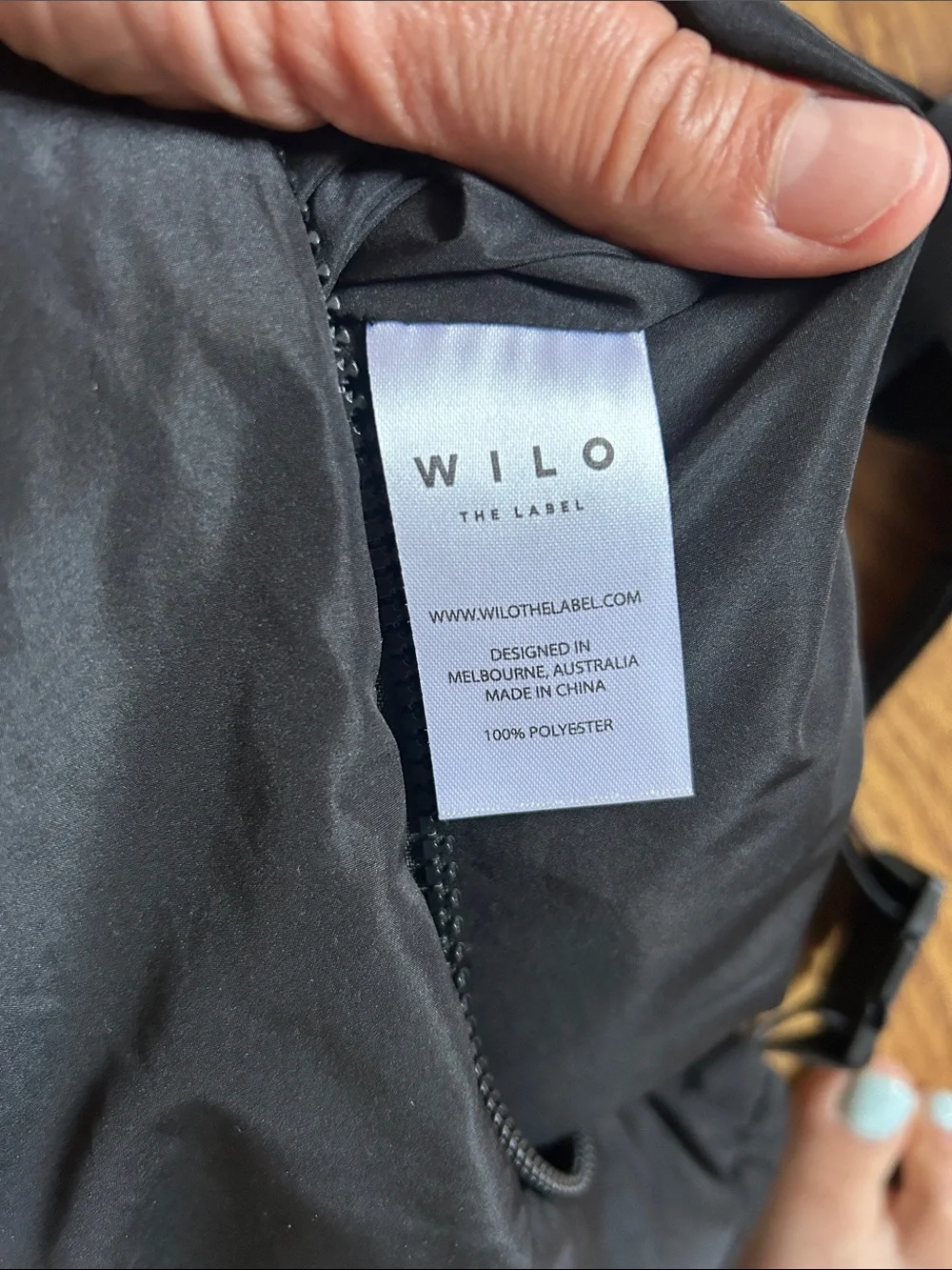Wilo the Label black gym/ small  Bag